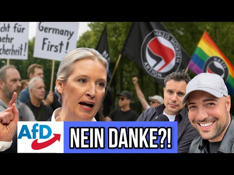 Stress auf AfD Demo Düsseldorf – Antifa protestiert, Polizei greift ein!