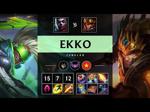 Ekko Jungle vs Jarvan IV: Legendary - VN Master Patch 14.24