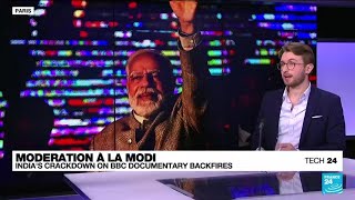 Moderation à la Modi: Indian government's crackdown on BBC documentary backfires • FRANCE 24