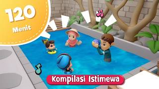 Download lagu Omar & Hana Kompilasi Spesial 🎂😻🍉 | 120 Menit | Lagu Anak Islami mp3