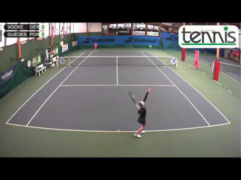 VOCKE (GER) vs GUEDES (POR) - Open Super 12 Auray Tennis