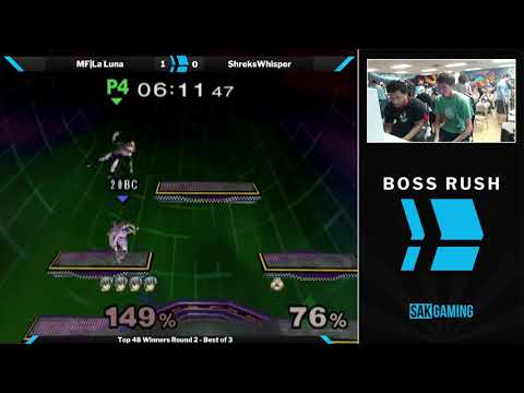 Boss Rush The Moon WR2 - MF|The Moon (Marth) vs ShreksWhisper (Sheik)