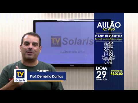 Aulão Plano de Carreira UFPB