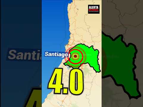 El 22 de octubre de 2025, un sismo de magnitud 4.0 se registró en la Región Metropolitana de Chile