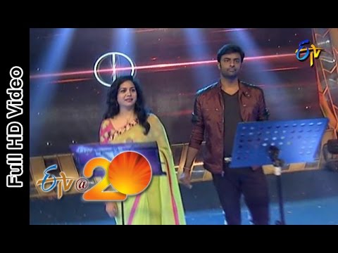 Sunitha,Hemachandra Performance -  Manmadha Manmadha Song in Tenali ETV @ 20 Celebrations