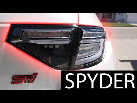 STI Hatch SPYDER Tail Lights! | They are AMAZING!