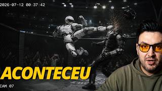 VEJA O VÍDEO! Na China robô aranca a cabeça de outro na 1ª liga de MMA para robôs em tamanho humano