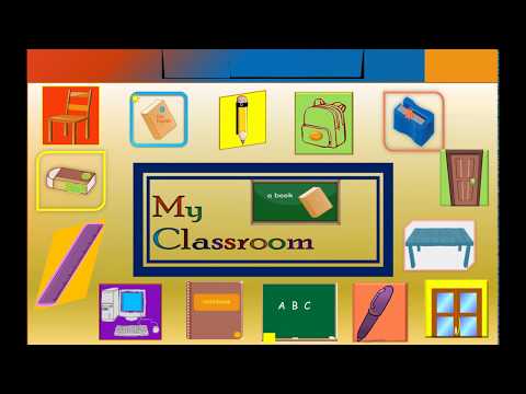 My Classroom Vocabulary - Things Inside the Classroom
