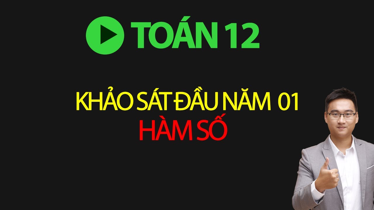 KHẢO SÁT HÀM SỐ ĐỀ 1