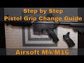 Airsoft M4 M16 PISTOL GRIP CHANGE GUIDE 2022 Airsoft M4 Airsoftreview