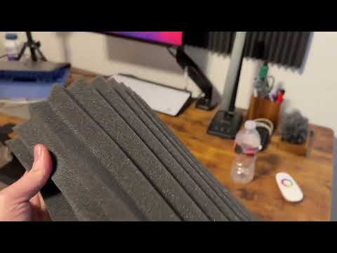 52 Pack Acoustic Panels 1 X 12 X 12 Inches   Acoustic Foam Review