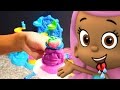 Play Doh Cupcake Surprise Toy Bubble Guppies TEACH TODDLERS To Learn Colors Counting Modeling Clay