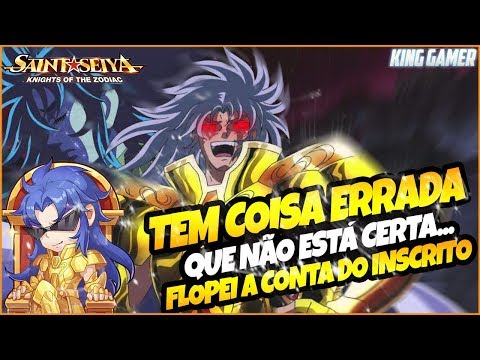 EU NÃO ACREDITO QUE FLOPEI A CONTA DO INSCRITO... VEM SAGA MALIGNO VEM!!!// Saint Seiya Awakening