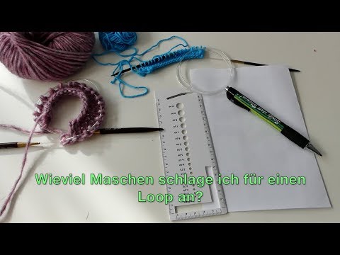 How many stitches do I cast on for a loop?