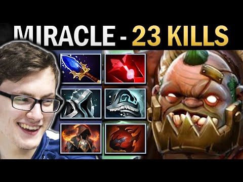 Pudge Dota Gameplay Miracle with Bloodstone and 23 Kills