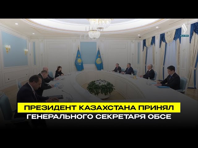 Президент Казахстана принял Генерального секретаря ОБСЕ