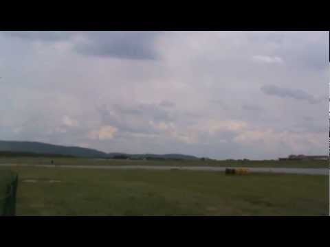 D3A1 Val, SB2C Helldiver, SBD Dauntless & P40 Warhawk Fly-Bys Reading Airshow 2012