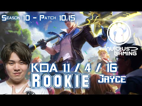 IG Rookie JAYCE vs GALIO Mid - Patch 10.15 KR Ranked