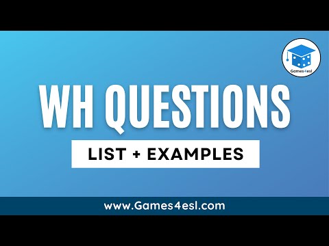 Wh Questions in English | Types And Examples