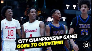 Chicago City Title Game Goes OVERTIME SImeon v Kenwood! Dai Dai Ames v Jalen Griffith! ANKLEBREAKER!