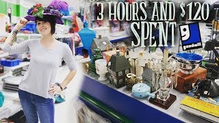 3 Hours and $120 Spent at Goodwill! | Thrifting Vintage and Antiques for Resale