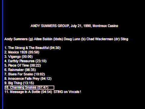 ANDY SUMMERS GROUP - Charming Snakes (Montreux, 21-07-1990 Casino)
