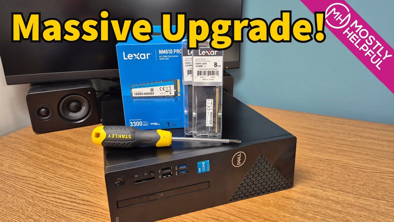 Dell Vostro 3710 – Simple SSD and RAM Upgrade Step by Step