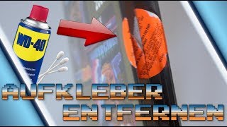 Aufkleber, Preisschilder und Etiketten entfernen mit WD40 - Erhalte und Schütze deine Boxen
