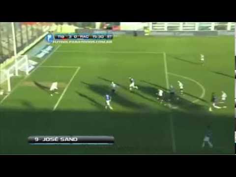14' ST - Gol de Jose Sand - Tigre 3 vs Racing Club 1