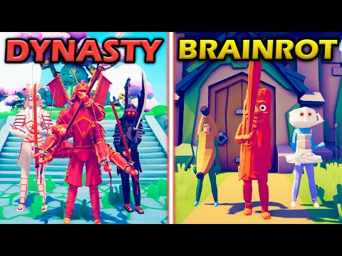 EMPEROR DYNASTY vs ITALIAN BRAINROT - Totally Accurate Battle Simulator | TABS