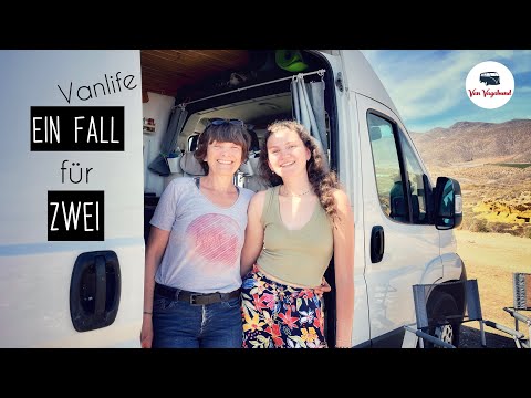 The perfect VANLIFE Couple - Mother & Daughter live and travel together in a Camper Van