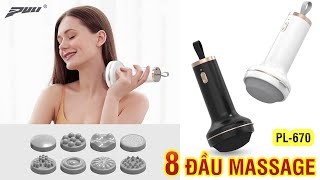 Video Máy massage cầm tay không dây mini 8 đầu Puli PL-670