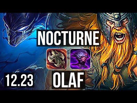 NOCTURNE vs OLAF (JNG) | 7/2/12, Rank 13 Nocturne | KR Grandmaster | 12.23