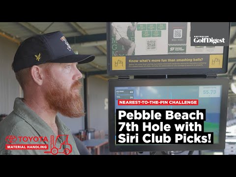 Nearest-to-the-Pin Challenge | Pebble Beach 7th Hole with Siri Club Picks!