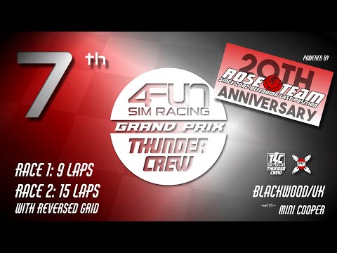[SRS] Assetto Corsa | 7th 4Fun Sim Racing vs. TC Grand Prix | 20th Anniversary Team Rose @ Blackwood