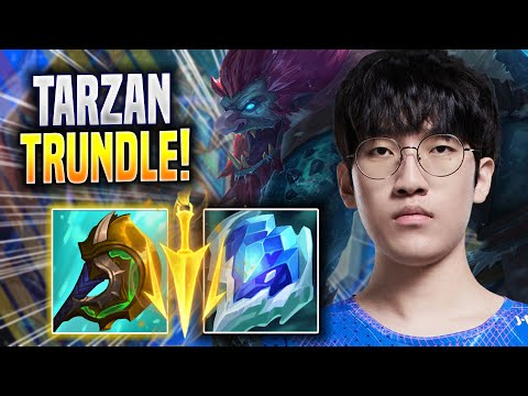 TARZAN IS SO CRAZY WITH TRUNDLE! - LNG Tarzan Plays Trundle JUNGLE vs Poppy! | Season 2022