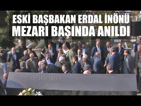 Eski Başbakan e SHP Genel Başkanı Prof. Erdal İnönü mezarı başında anıldı.