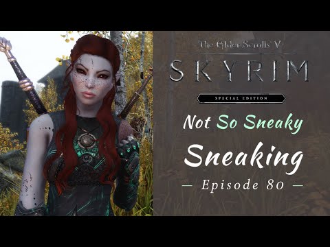 Skyrim Special Edition | Not So Sneaky Sneaking | Modded Skyrim Let's Play Episode 80