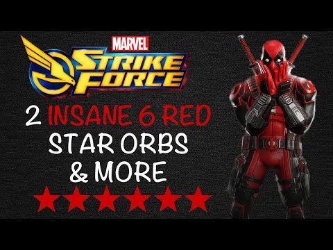 INSANE 2X 6 RED STAR OPENING + MORE - MARVEL STRIKE FORCE