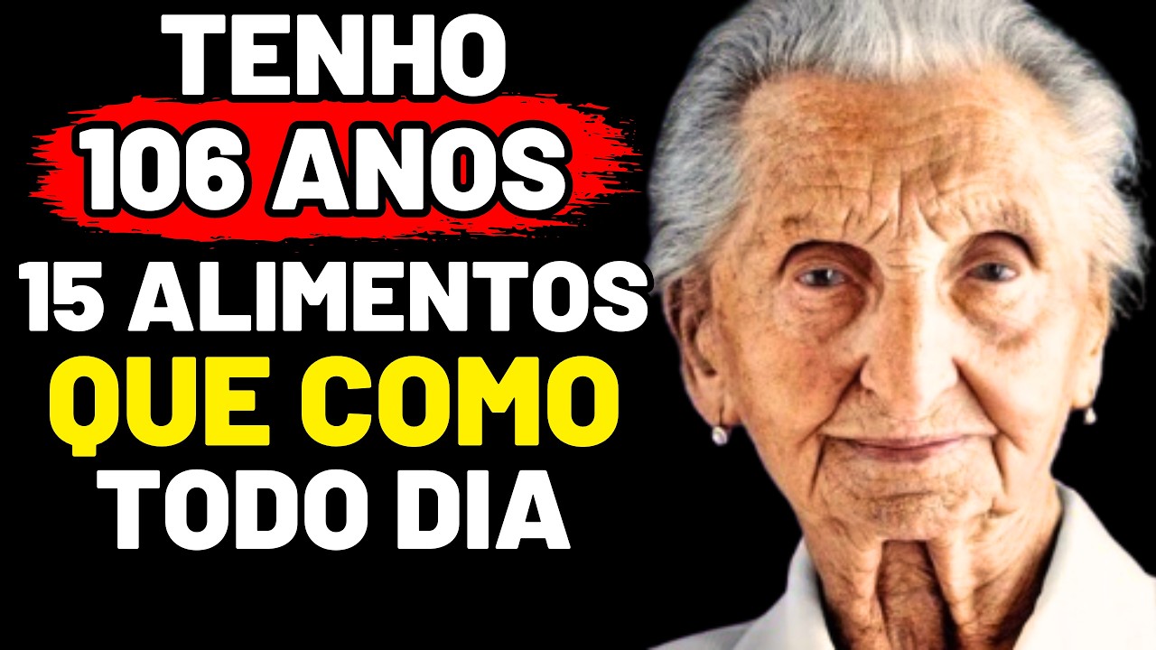 Eu Como ISSO Todos os Dias e NÃO ENVELHEÇO (15 Alimentos Antienvelhecimento) Segredos da Longevidade