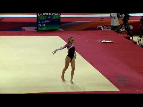 KAJOE Victoria (DEN) - 2018 Artistic Worlds, Doha (QAT) - Qualifications Floor Exercise