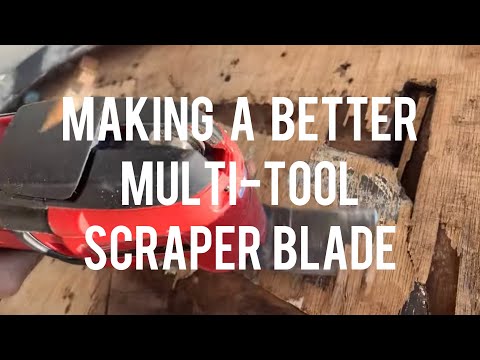 Making A Better Multitool Scraper Blade (Vertical Video)