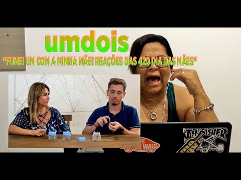 MINHA MÃE REAGINDO À "FUMEI UM COM A MINHA MÃE! REAÇÕES DAS 420 DIA DAS MÃES"