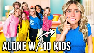 TEEN ALONE WiTH 10 SiBLiNGS FOR A WEEK!! 😳 🚨