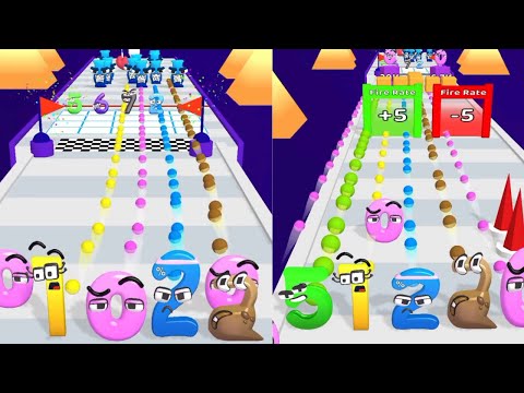 MERGE 'NUMBER LORE' Run 3D    Merge Battles ⭐ 1234567890 #2