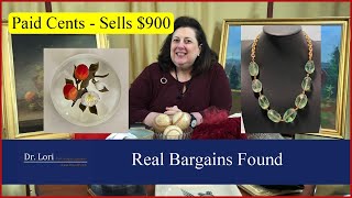 Real Bargains Found in Goodwill Bins & Bluebox | Tiffany, Paperweight, Jewelry, Silver by Dr. Lori