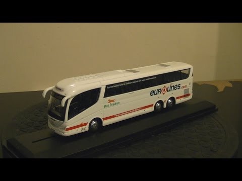 Oxford Diecast 76IRZ001 | Scania Irizar PB | Bus Eireann | Eurolines | 1:76 scale | Review | HD