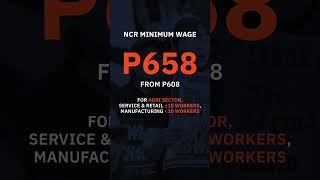 Drop In The Bucket Labor Groups Say P50 Hike In Ncr Minimum Wage Not 