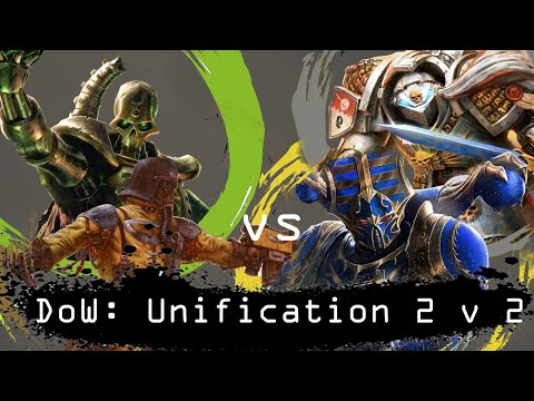 Dawn of War Unification 2 v 2 Thousand Sons, Demon Hunters vs Steel Legion, Necrons