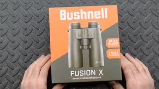 Bushnell Fusion X 10x42 Binoculars, Unboxing...no instructions though